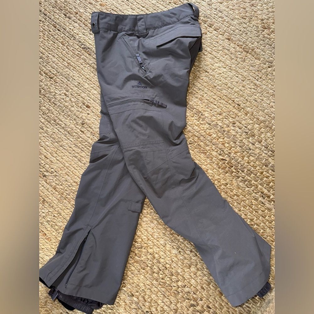 87380 Ca 26902 Burton Snowboard Ski Pants Grey — image 2 of 8